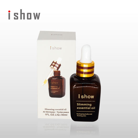 Ishow Tinh dầu tan mỡ bụng hỗ trợ giảm cân chiết xuất tinh dầu quế gừng không gây nóng rát 30ml - Tặng Mặt nạ nha đam