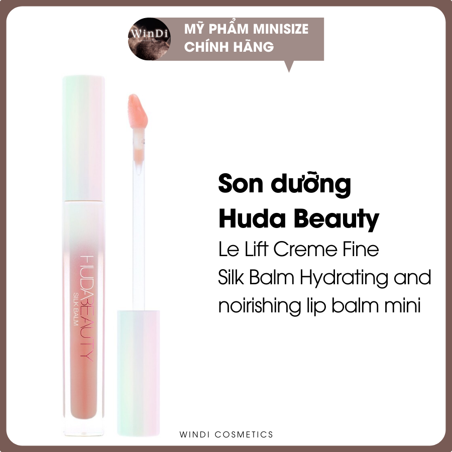 Son dưỡng Huda Beauty Silk Balm Hydrating And Nourishing Lip Balm mini