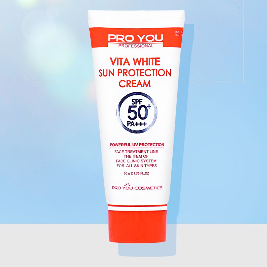 Korean Sunscreen Proyou Vita White Sun Protection (Spf 50+ Pa+++) Sunscreen Treatment Made in Korea ราคา 399 บาท*ส่งฟรี