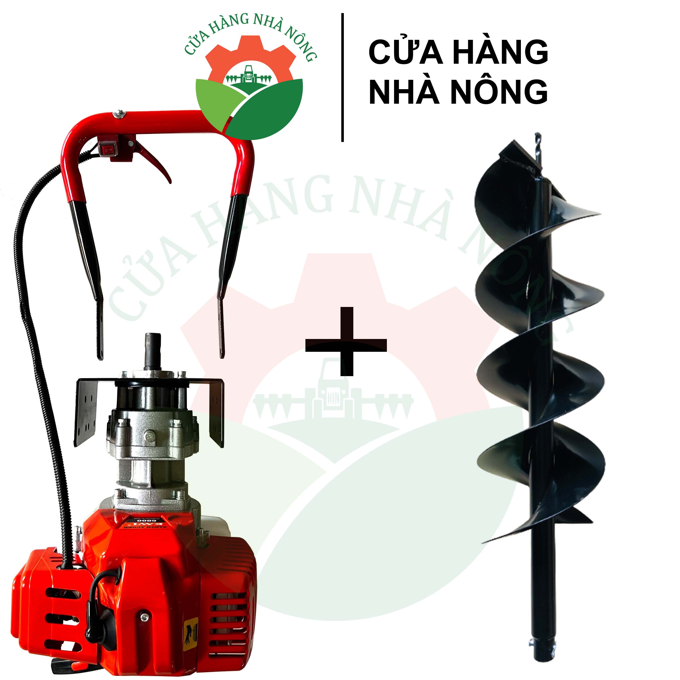 Máy khoan đất kavi 6800 52cc chất lượng tốt