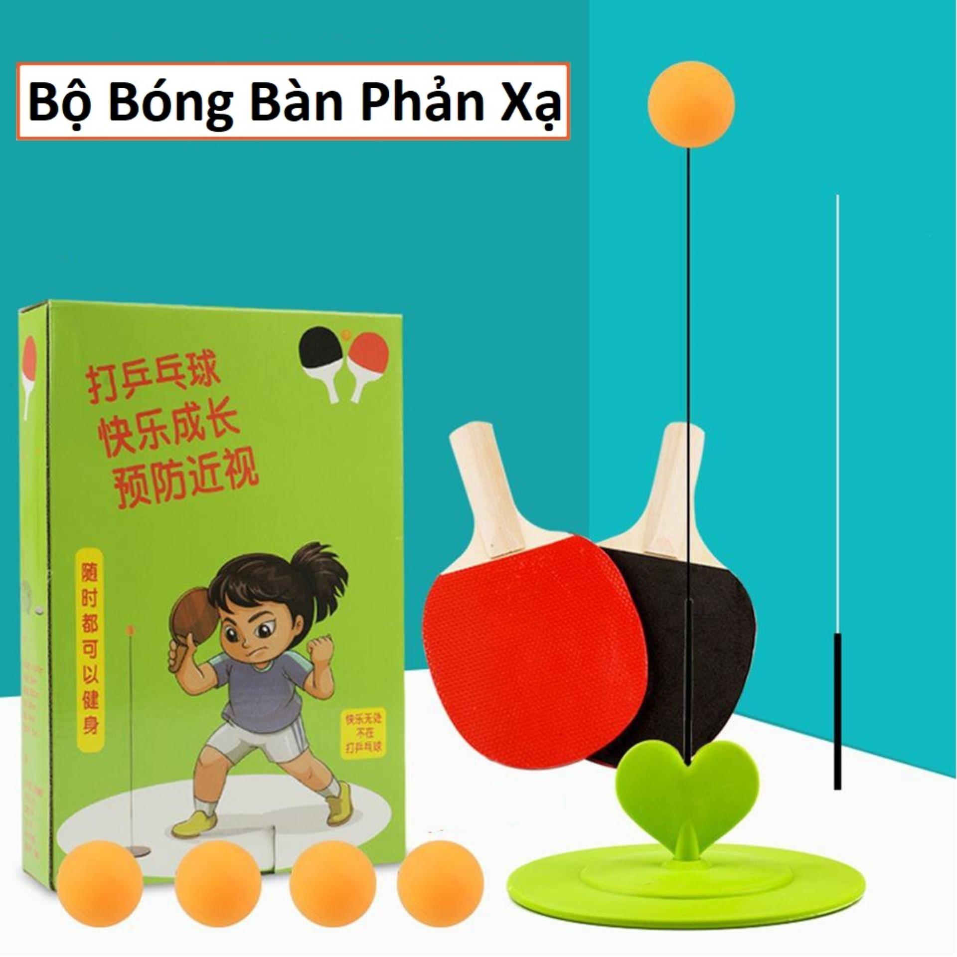 Bóng bàn luyện phản xạ - bộ đồ chơi bóng phản xạ - bộ bóng bàn phản xạ không cần bàn – đồ chơi luyện tập trung cho bé - dụng cụ tập đánh bóng bàn cho mọi lứa tuổi – dụng cụ tập thể thao – dụng cụ luyện phản xạ nhanh hiệu quả tại nhà