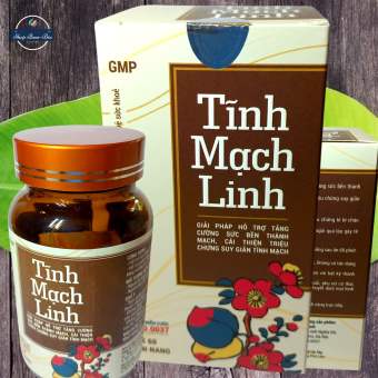 Tĩnh Mạch Linh hỗ trợ điều trị suy giãn tĩnh mạch chân, tê bì chân tay, đau cổ vai gáy (hộp 60v)