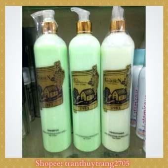 Cặp dầu gội + dầu xả Garden 1100ml (cao cấp)
