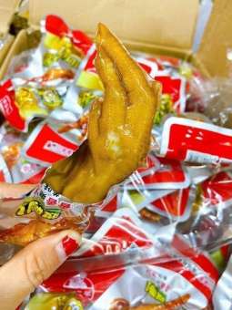 Bịch 30 Chân Gà Tứ Xuyên Đỏ cay Trùng Khánh 32g - Ăn Vặt Nội Địa Trung - Free Ship - SK House