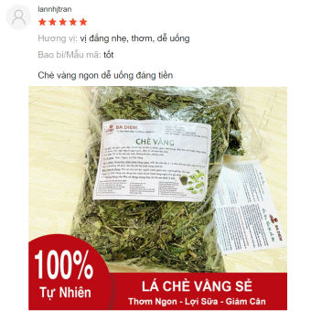 Lá Trà Vằng Lợi Sữa Giảm Cân - TRA VANG.
