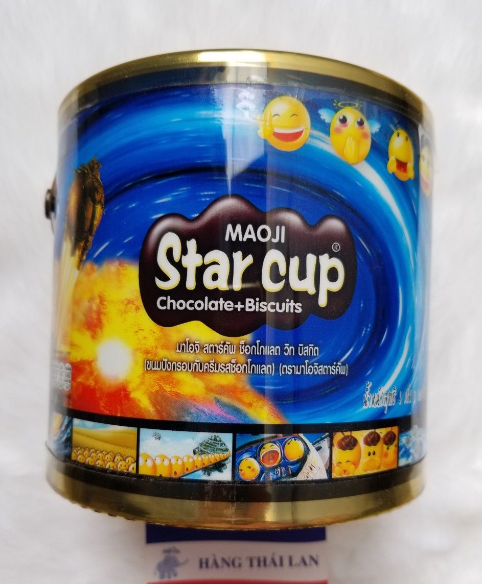 Bánh quy socola viên Starcup Maoji 600gram Thái Lan