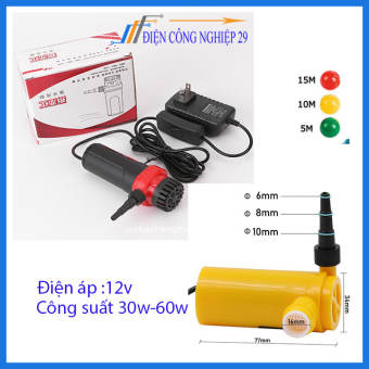 bơm chìm mini 12v hàng chuẩn (bơm nước cắt rãnh tường)