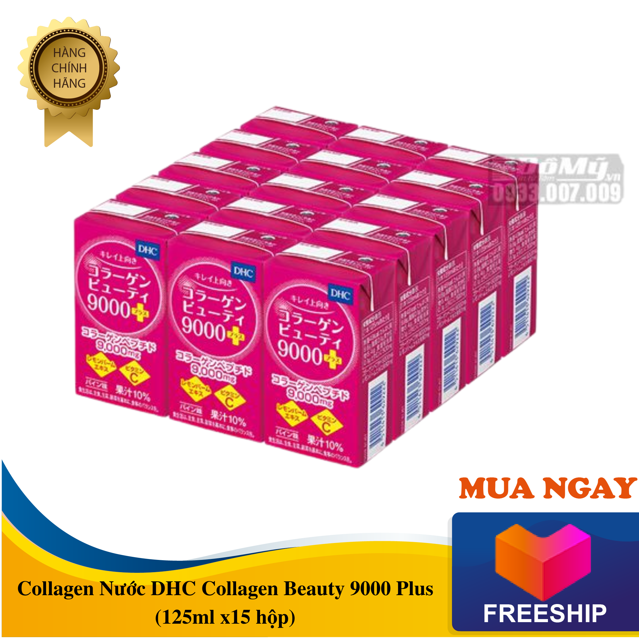 Collagen nước dhc collagen beauty 9000 plus