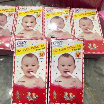 Combo 5 hộp gạc Rơ lưỡi  Đông Fa  cho bé sơ sinh Hàng Chính Hãng