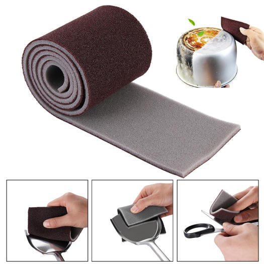 1 Cuộn Miếng Bọt Biển Làm Sạch Ma Thuật Dụng Cụ Gia Dụng Phụ Kiện Đồ Dùng Nhà Bếp Miếng Bọt Biển Rửa