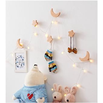 Móc Gỗ Treo Quần Áo Gắn Tường Trang Trí Nhà Cửa, Phòng Làm Việc  - Dễ  Lắp Đặt Có Thể Dán hoặc Khoan Bắt Tắc Kê