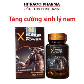 Tăng cường sinh lý nam thảo dược X Dương Power giúp bổ thận, tráng dương, tăng sinh lực - Chai 30 viên