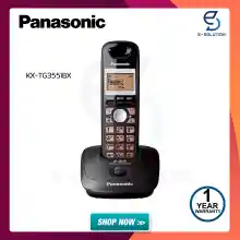 ภาพขนาดย่อของภาพหน้าปกสินค้าPanasonic โทรศัพท์บ้าน ไร้สาย รุ่น KX-TG3551 BXB (สีดำ) จากร้าน PABX THAI Co.,Ltd. บน Lazada