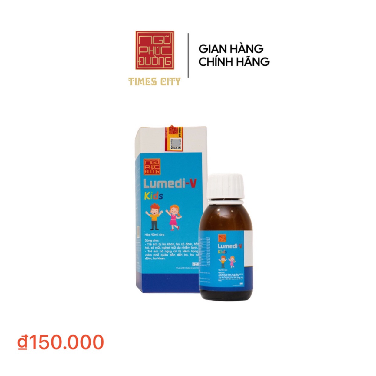 Lumedi-V Kids - hỗ trợ giảm ho nhuận phế, bảo vệ con yêu