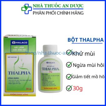 Bột khử mùi Tarpha - khử mùi hôi na'ch, hôi chân, giảm tiết mồ hôi - Lọ 30 gam