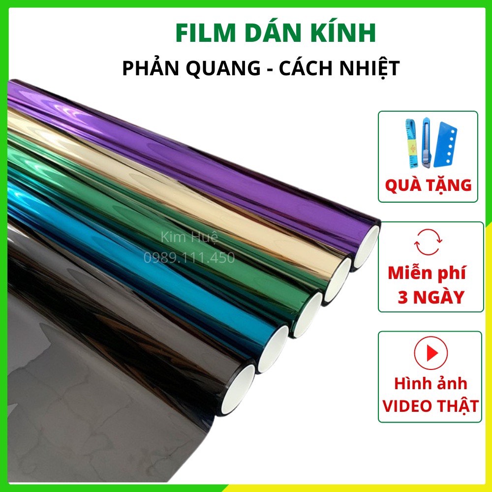 Decal giấy dán kính chống nắng nóng UV , phim cách nhiệt cửa sổ decan phản quang cửa kính chống nhìn trộm - Trang trí Hưng Chiếu
