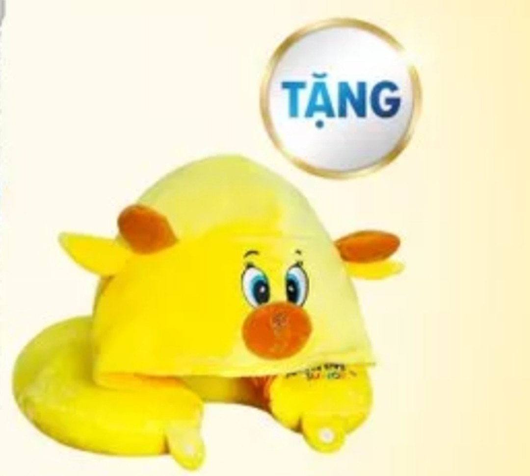 Thanh lý - - Gối kê cổ kèm nón hình thú cực yêu