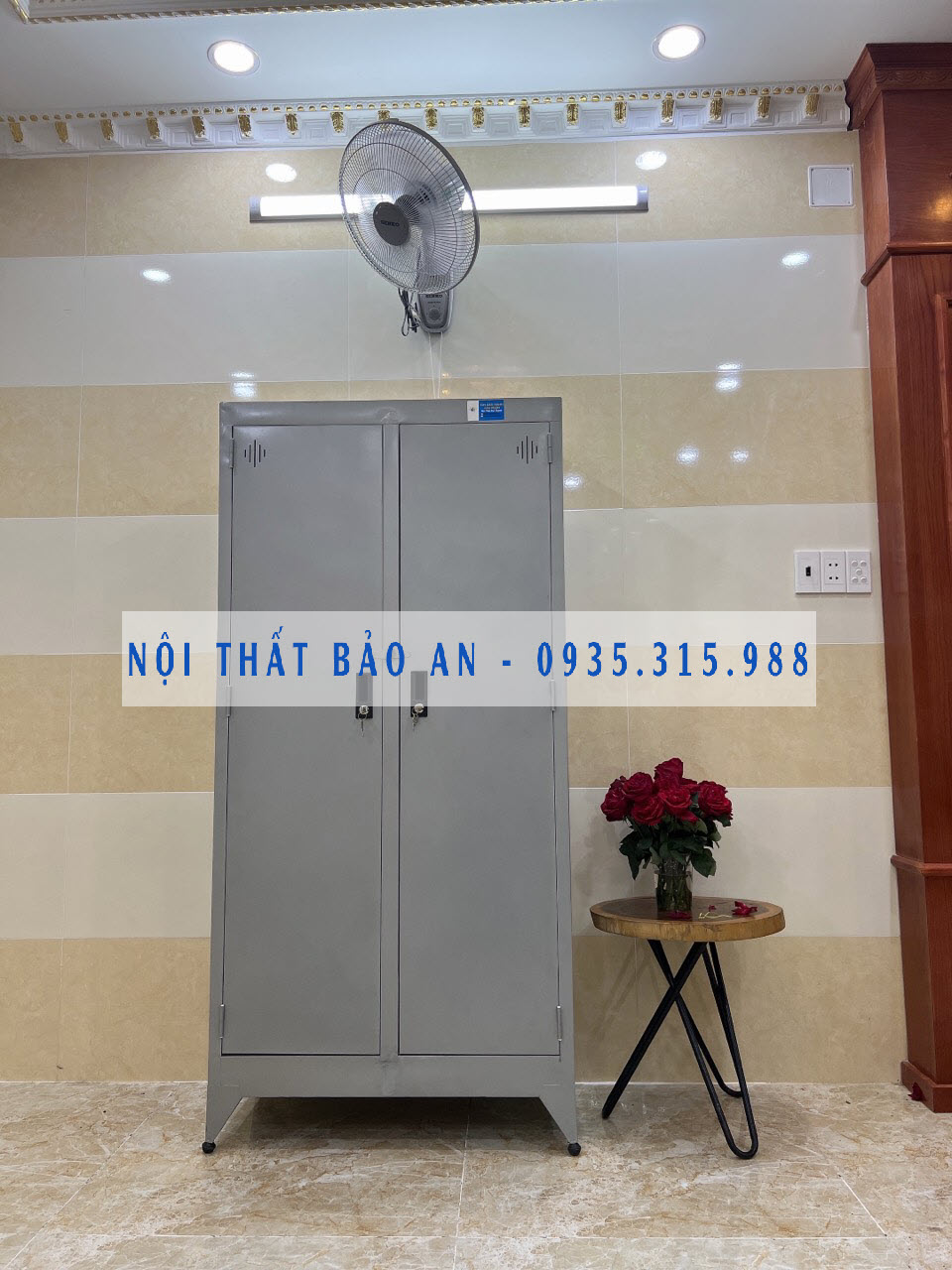 Tủ hồ sơ văn phòng 2 cửa bảo an