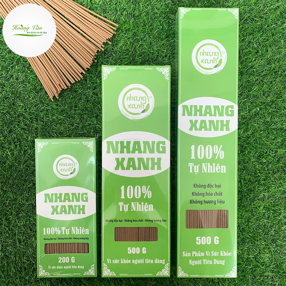 Nhang Xanh Trầm Hương - nhang trầm sạch tự nhiên 100%