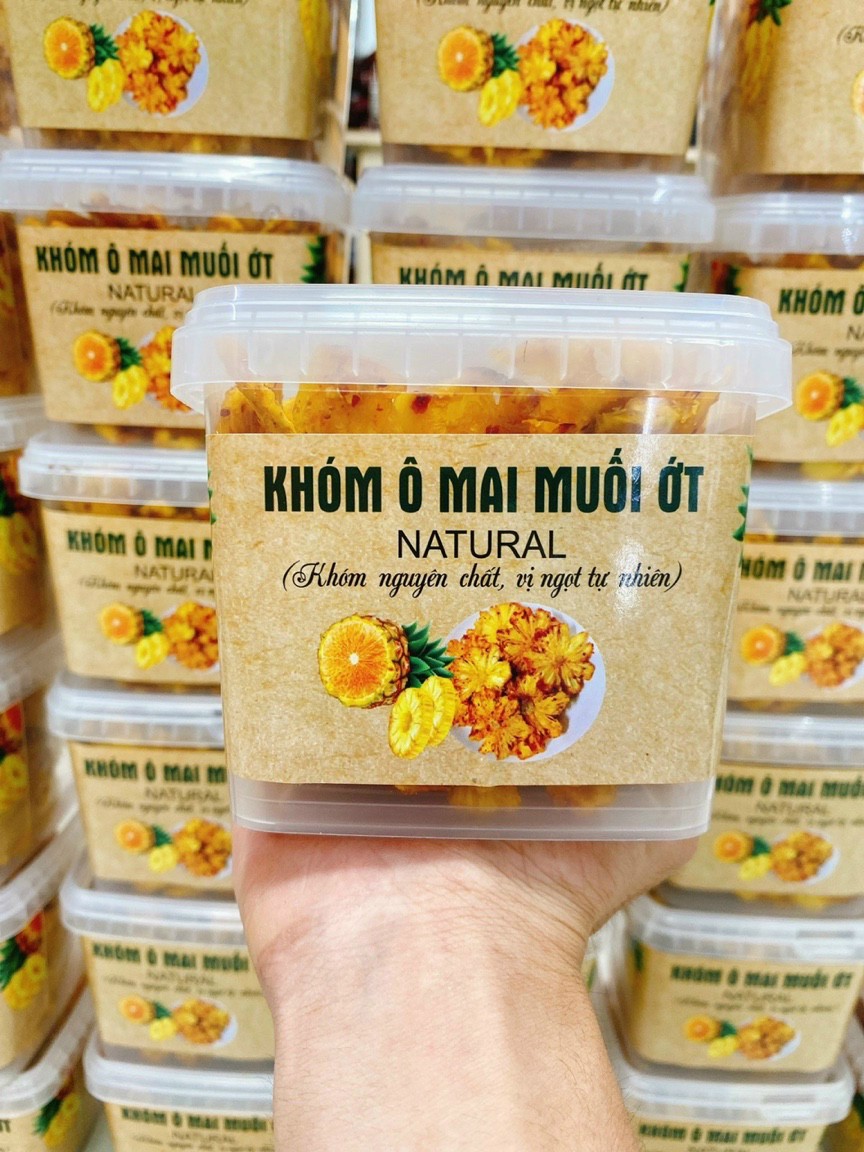 Khóm ô mai muối ớt hộp 300gr