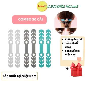 Combo 30 quai đeo khẩu trang dây đeo chống đau tai Màu tùy chọn, tùy chỉnh kích thước khẩu trang phù hợp, Tặng thêm 05 cái kf94 khi mua từ 3 combo