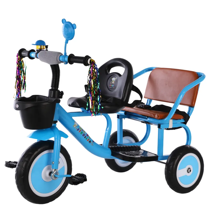 twin tricycle stroller