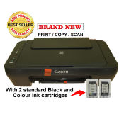 Canon 3-in-One Printer with Ink Cartridges - Ready to Ship