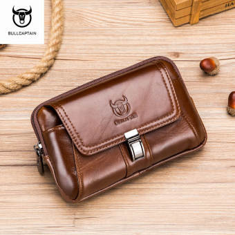 BULLCAPTAIN Túi Đeo Vai Có Dây Đeo Thường Ngày, Túi Da Nam Cổ Điển