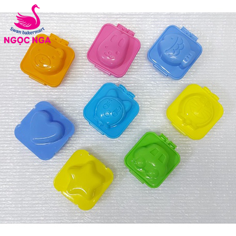 Khuôn làm cơm nắm Bento Nhiều Mẫu