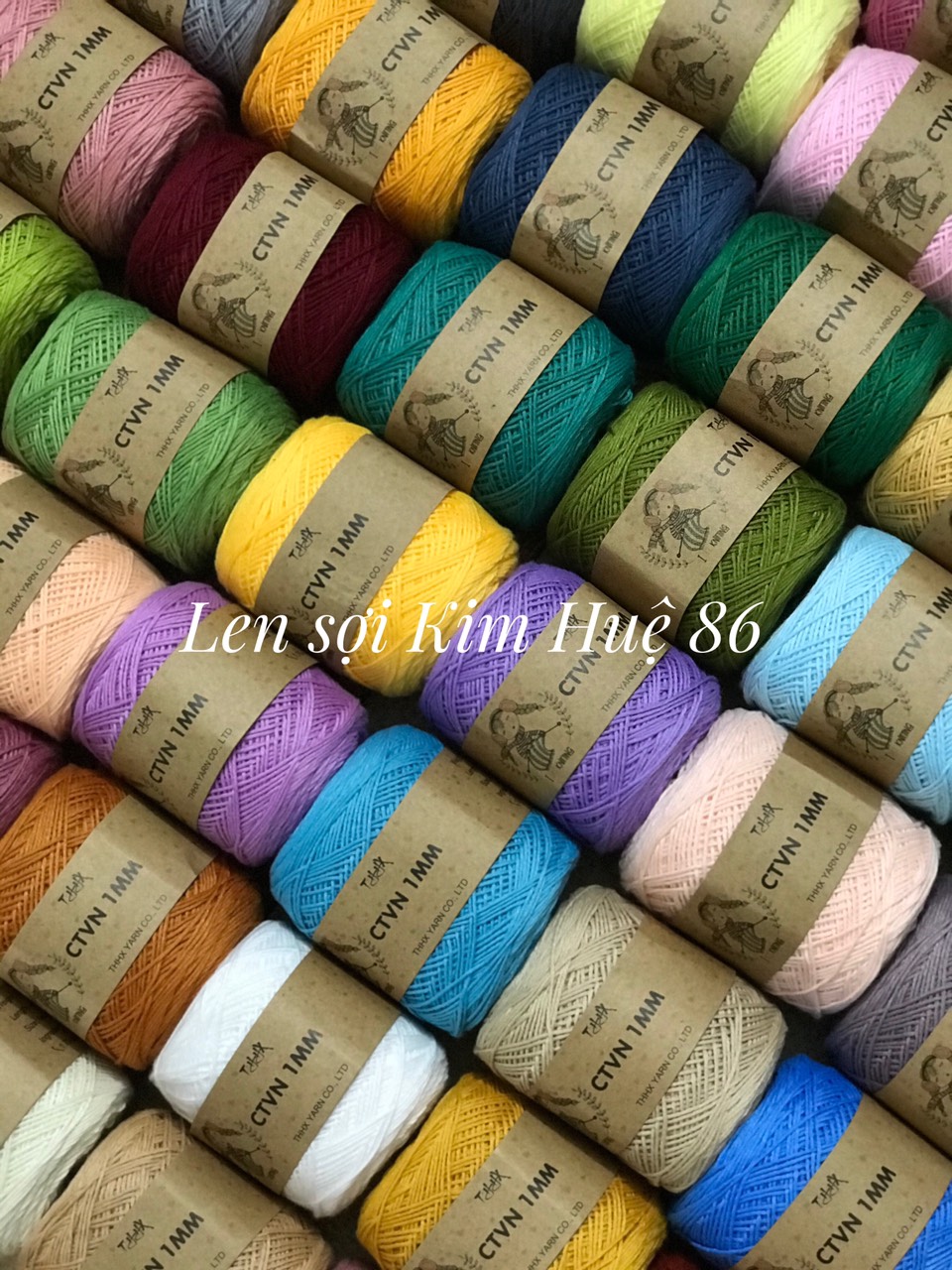 Sợi Cotton Việt Nam 1mm nhãn THHX