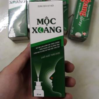 Dung dịch xịt mũi Mộc Xoang chiết xuất thảo dược thiên nhiên - Chuyên dùng cho viêm xoang, viêm mũi dị ứng