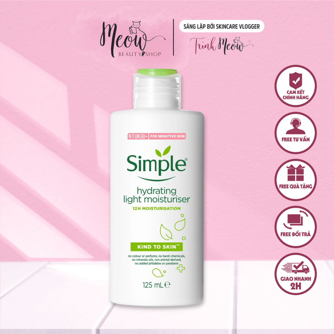 Simple - Sữa Dưỡng Da Simple Kind To Skin Hydrating Light Moisturiser