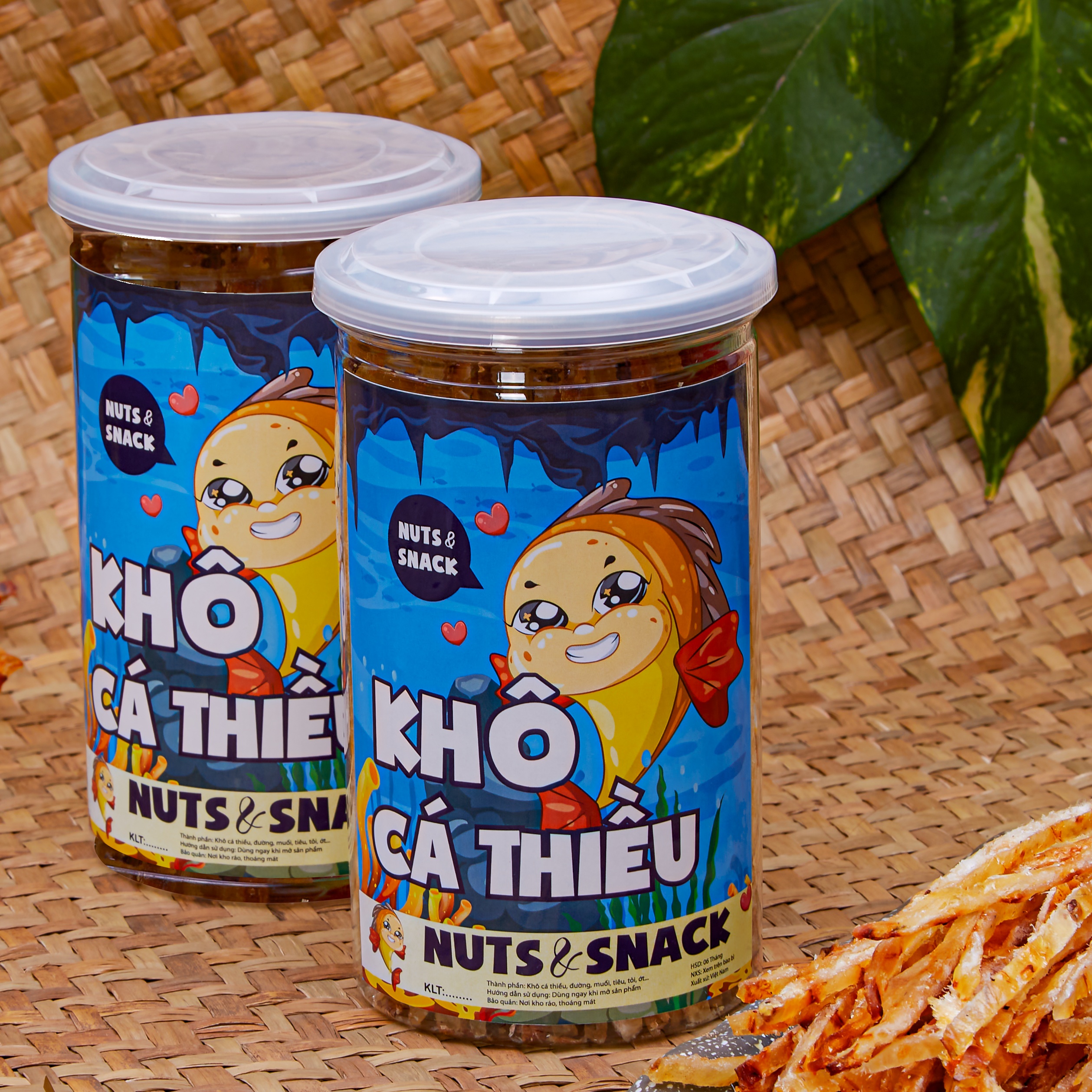 Khô cá thiều hủ 250g - ăn vặt gà beo