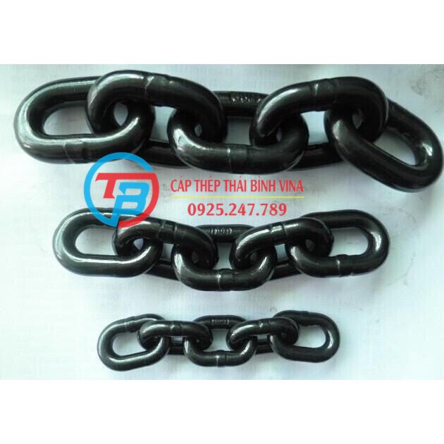 Dây xích tải đen phi 6 cáp thép thái bình vina