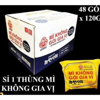 Thùng mì không gói gia vị OTTOGI 110g(thùng 48 gói)