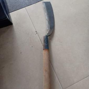 Rựa Chặt Cây, Chặt Xương, Cán Gỗ, Lưỡi Thép, Dài 65Cm