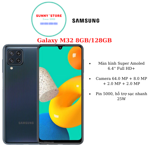 Điện thoại Samsung Galaxy M32 - Hàng chính hãng