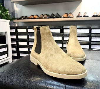 Giày Chelsea Boot Nam Cao Cổ Hl3