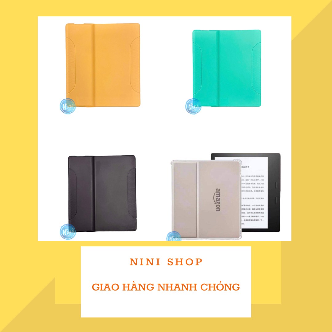 Ốp lưng silicone dẻo bảo vệ máy kindle oasis 2/3 và kindle paperwhite 4