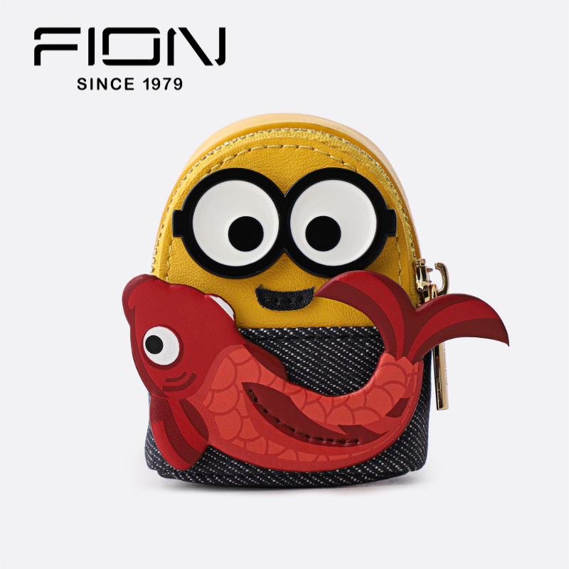 30pcs/lot Silicone coin purse cute cartoon minions pouch wallets