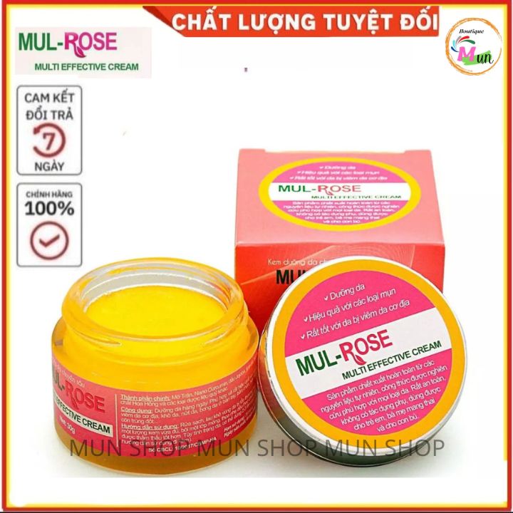 Kem nghệ đa năng Mulrose, hỗ trợ viêm da cơ địa, tổ đỉa mề đây, nứt gót chân, rạn da, mụn thâm