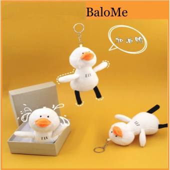 Móc Khóa Thú Bông Treo Balo Túi Xách Treo Chìa Khóa Hình Con Vịt