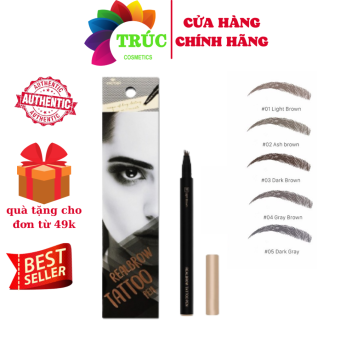 Bút Kẻ Sợi Chân Mày Vacosi Natural Studio Real Brow Tattoo Pen 1.3g - VM14