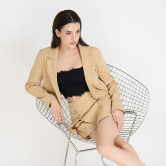 Áo bra ren đen Maybi