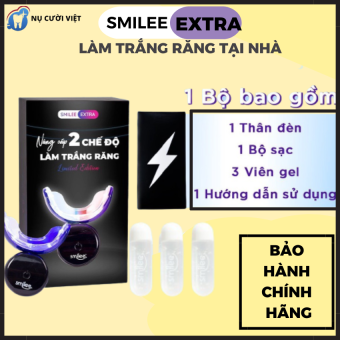 Smilee Extra-Tẩy trắng răng tại nhà Smilee cao cấp Làm Trắng Răng Tại Nhà Nhập USA hiệu quả gấp đôi