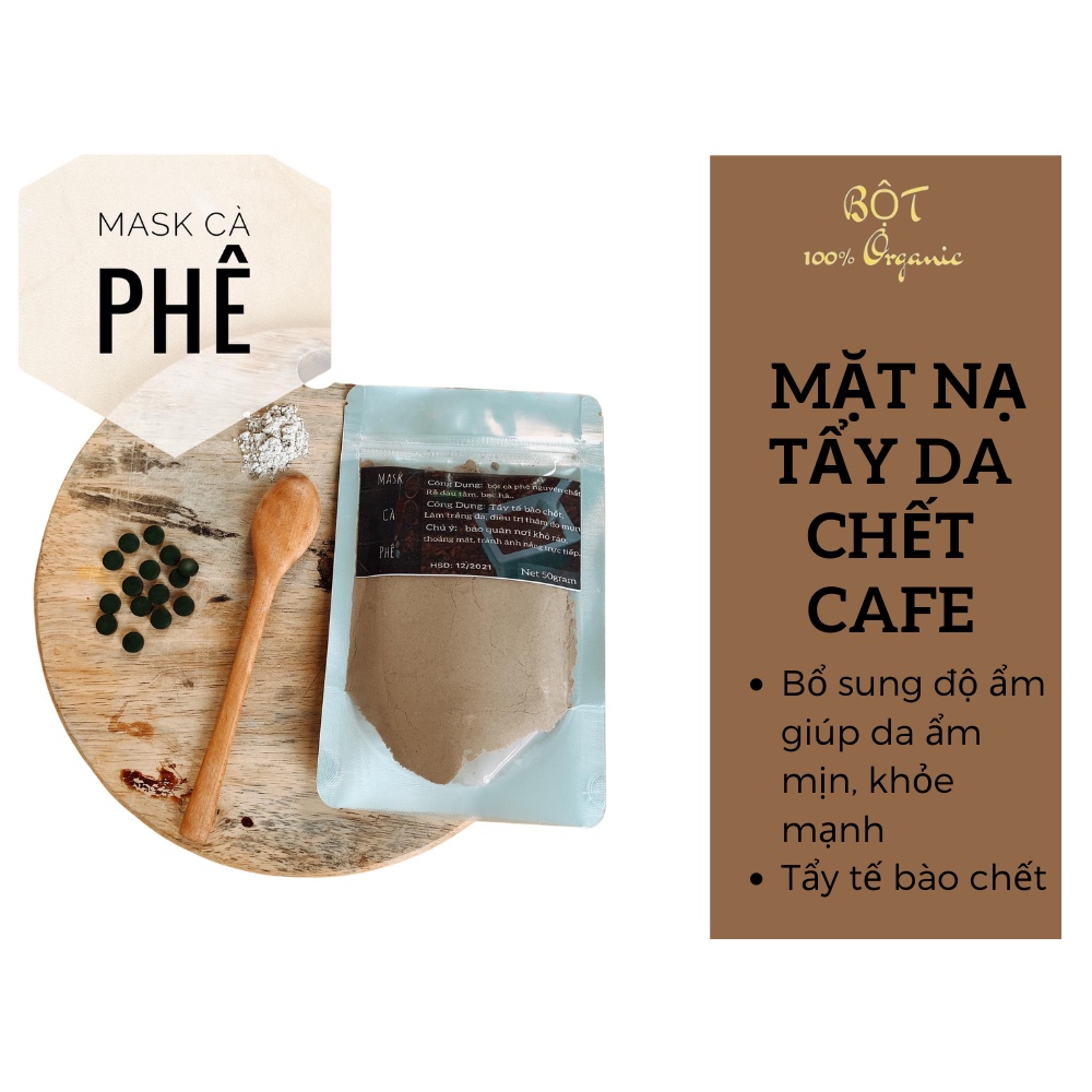 Mặt nạ tẩy da chết cafe- tẩy da chết body