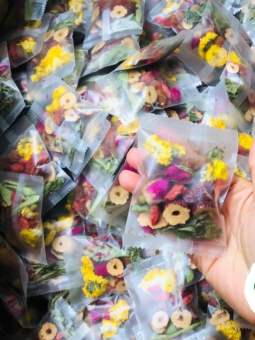 Trà hoa dưỡng nhan thảo mộc thanh lọc cơ thể Hunahome