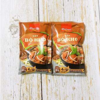 Set 2 Gói Xốt Bò Kho 90G/Gói Chay Mặn Đều Dùng Được - FreeShip Max - Thuỳ phạm - Đặc sản Củ Chi