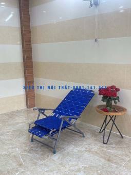 Ghế xếp dây dù đan khung inox cao cấp GX07