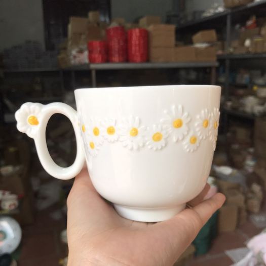 ☈  Chén Sứ Bát Ăn Cơm Bộ Bát Đĩa Decor Chén Dĩa Sứ Mầu Trắng Dễ Thương Cute Cao Cấp S20